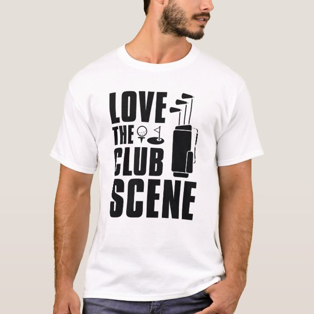 Kärlek Klubben Scene T Shirt (Framsida)
