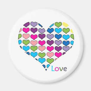 kärlek knäppas, valentinen magnet