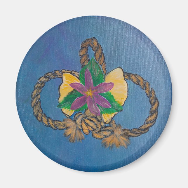 Kärlek Knot Magnet (Framsidan)