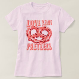 Kärlek Knot Pretzel T Shirt
