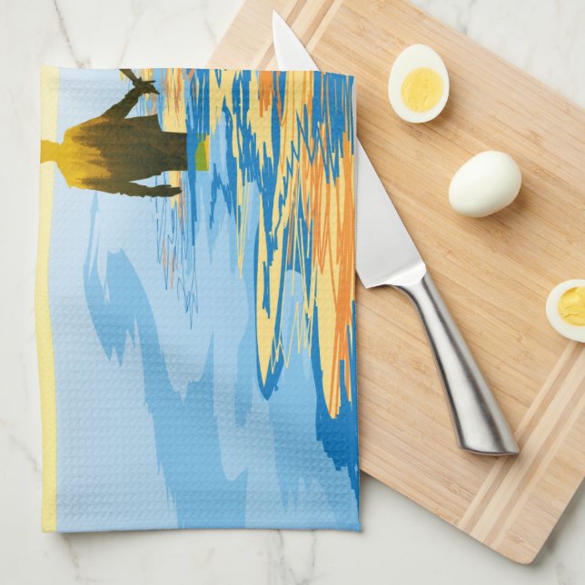 Kärlek Kökshandduk (Vikt i Fjärdedel)