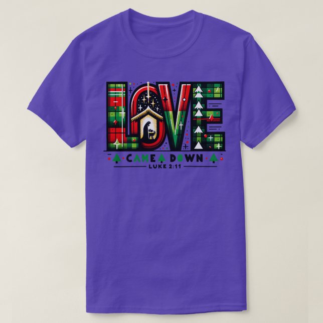 Kärlek kom nedåt t shirt (Design framsida)