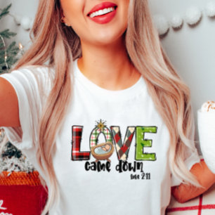 Kärlek kom ner jul T-Shirt