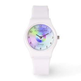 Kärlek kommer att hitta en väg med färgstark gradi armbandsur