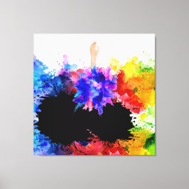 Kärlek kommer mänskligheten inte att förinta moder canvastryck