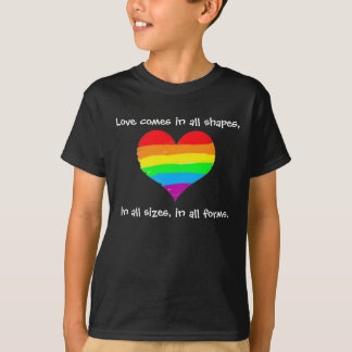 Kärlek kommer sammanlagt Shapar T-shirt