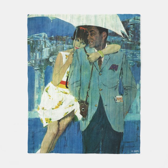 Kärlek kommer till miss Lucas Fleecefilt (Framsidan)