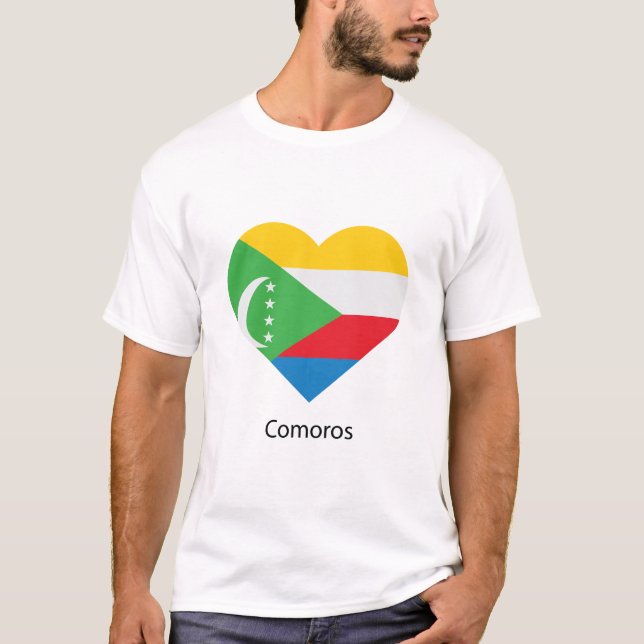 Kärlek Komorerna T Shirt (Framsida)