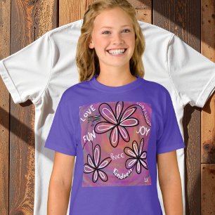 Kärlek-kompassionen, glädjen, fred för mänsklighet t shirt
