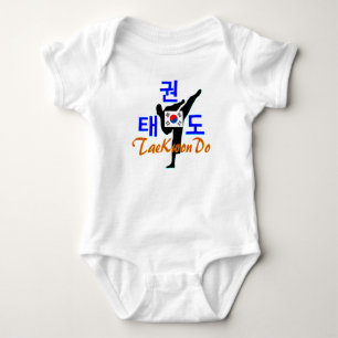 ❤ ☯ ✔ Kärlek koreansk martial Art-TaeKwonDo Baby J T-shirt