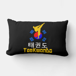 ❤ ☯ ✔ Kärlek koreansk martial Art-TaeKwonDo Fabulo Lumbarkudde