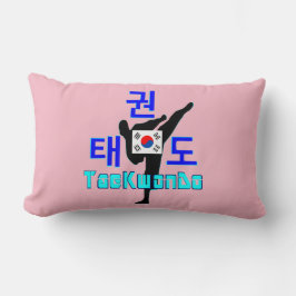 ❤ ☯ ✔ Kärlek koreansk martial Art-TaeKwonDo Fabulo Lumbarkudde