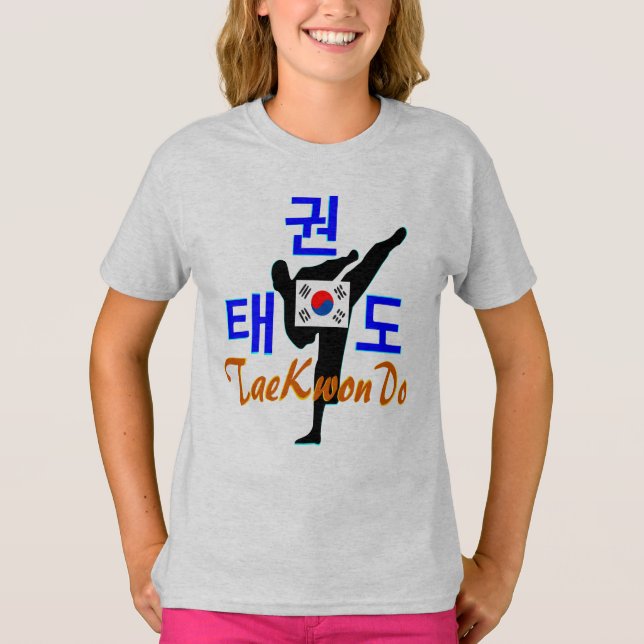 ❤ ☯ ✔ Kärlek koreansk martial Art-TaeKwonDo Fabulo Tee (Framsida)