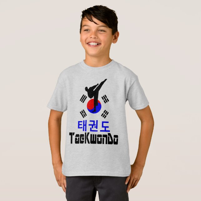❤ ☯ ✔ Kärlek koreansk martial Art-TaeKwonDo Tagles Tröja (Hel framsida)