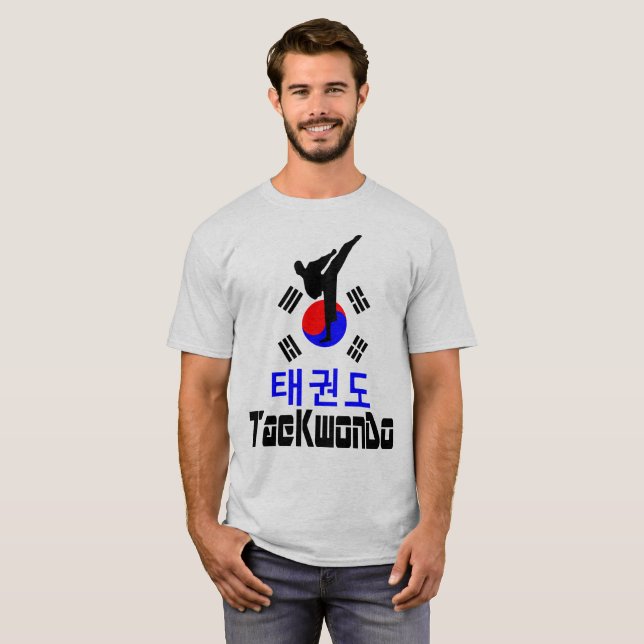 ❤ ☯ ✔ Kärlek koreansk martial Art-TaeKwonDo Tröja (Hel framsida)