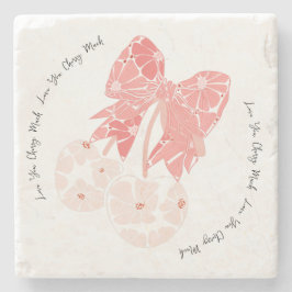 Kärlek körsbär mycket rolig frukt stenunderlägg