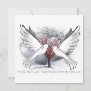 Kärlek - kort för stort tack