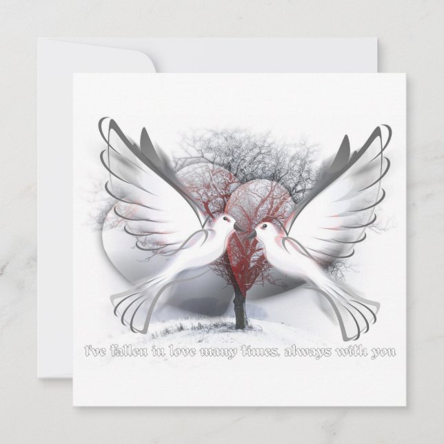 Kärlek - kort för stort tack (Framsida)