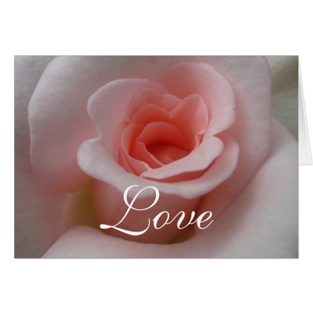 Kärlek-kort Hälsningskort (Framsidan Horizontal)