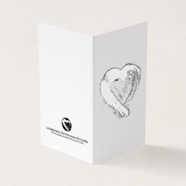 Kärlek-kortet måne Hearts Kort