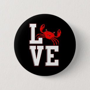 Kärlek krabbor Seafood Crabbing Crab Lobster Sea Knapp