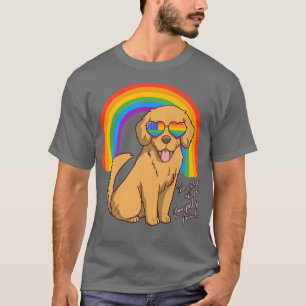Kärlek kraft tvingar dig att vara LGB Gay Golden R T Shirt