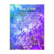 Kärlek, kristet vykort