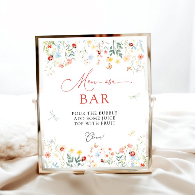 Kärlek Kryp Garden Baby Shower Mamma-osa Pub Poster (Skapare uppladdad)