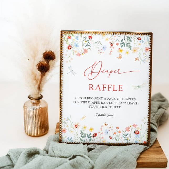 Kärlek Kryp Garden Wildblomkalare Raffle Poster (Skapare uppladdad)