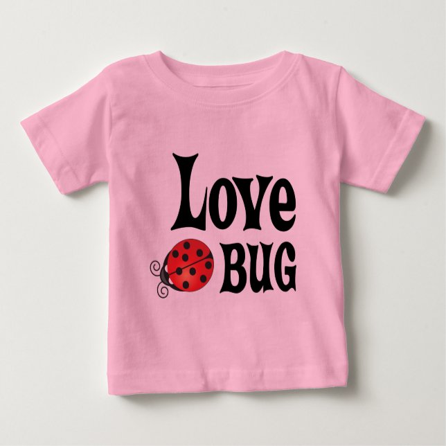 Kärlek Kryp - Ladybug Tee Shirt (Framsida)