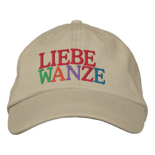Kärlek Kryp - Liebe Wanze Broderad Keps