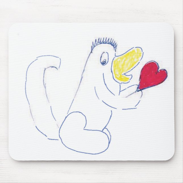 Kärlek Kryp Mousepad Musmatta (Framsidan)
