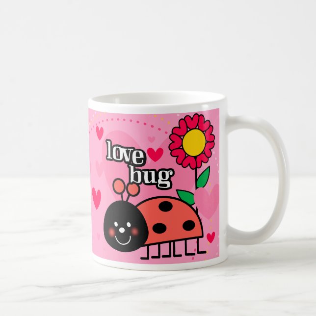 KÄRLEK KRYP - VALENTINES DAY KAFFEMUGG (Höger)