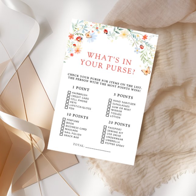 Kärlek Kryp Whare i ditt Purse Baby Shower-spel (Skapare uppladdad)