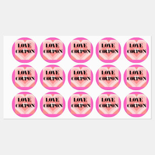 Kärlek-kuponger Många Stickers