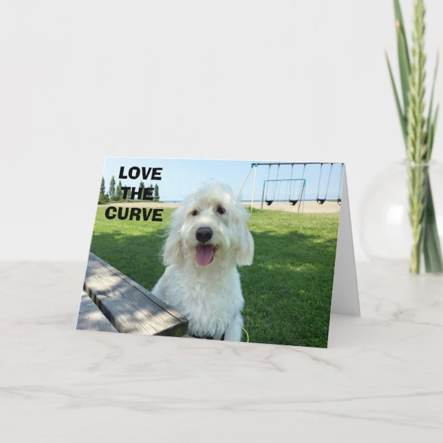 KÄRLEK KURVAN AV DIN BAUTIFULLA SMILE KORT (Framsida)