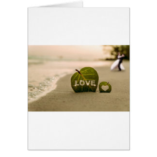 Kärlek Kusten Loving Hälsningskort