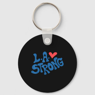 Kärlek La Heart Los Angeles Starong Support Nyckelring