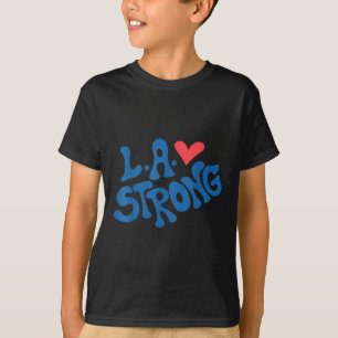 Kärlek La Heart Los Angeles Starong Support T Shirt