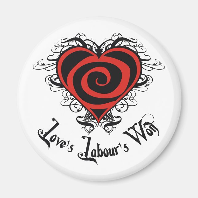 Kärlek Labor's Won Magnet (Framsidan)