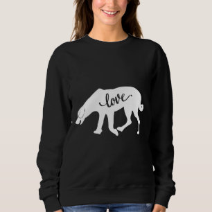 Kärlek Labrador Husky Hund T Shirt
