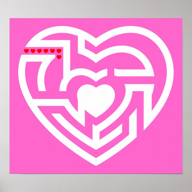 kärlek labrynth poster (Framsidan)