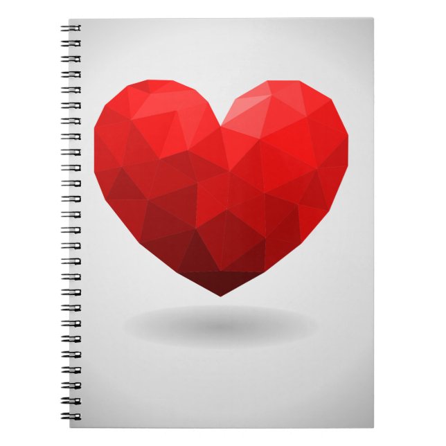 Kärlek, låg polyvalentinhalt anteckningsbok (Framsidan)