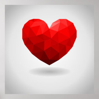 Kärlek, låg polyvalentinhalt poster