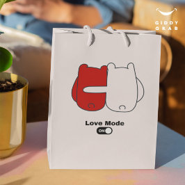 Kärlek läge på kute Bear par Alla hjärtans