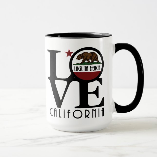 KÄRLEK Laguna Beach 15oz Mugg (Höger)