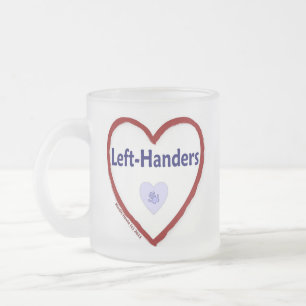 Kärlek Lämnat handers Frostad Glasmugg