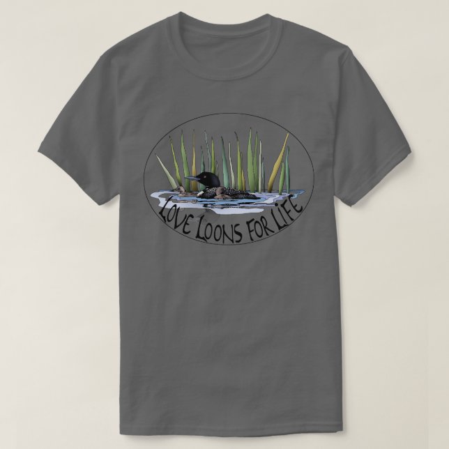 Kärlek-lån för livet t shirt (Design framsida)