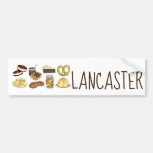 Kärlek Lancaster PA Pennsylvania Dutch Amish Mat Bildekal