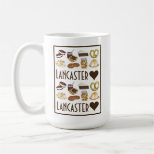 Kärlek Lancaster, PA Pennsylvania Dutch Amish Mat Kaffemugg